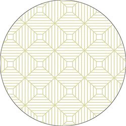 Bonateks, Ronde digitaal bedrukte muismat, antislip onderkant, voor kantoor en thuis, diameter: 22 cm