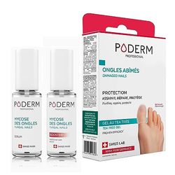 PODERM - LOT 3 PRODUITS | MYCOSE ONGLE TRAITEMENT PURIFIANT + BOOSTER - 2 Best Sellers pour soigner les ongles jaunes et abimés + CAPUCHON D’ORTEIL ONGLES ABIMÉS PAR MYCOSE | Taille L | Swiss Made