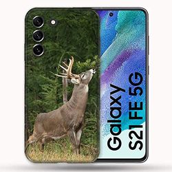 Cokitec Custodia per Samsung Galaxy S21 FE / S21FE Caccia Cervo