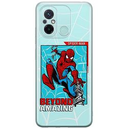 ERT GROUP mobiltelefonfodral för Xiaomi REDMI 12C/ REDMI 11A originalt och officiellt licensierat Marvel mönster Spider Man 041 anpassad till formen på mobiltelefonen, fodral tillverkad av TPU-plast