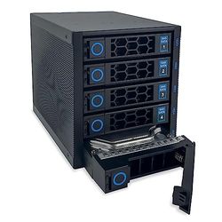 FANTEC 2554 WR-C3151-6G SAS/SATA 6G Backplane Housing for 5× 3.5"/2.5" HDD/SSD op een lade in een 3X 5.25 module