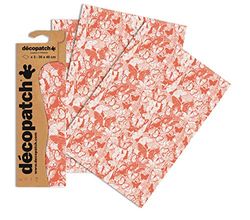 Decopatch C762O - 1 busta da 3 fogli di carta stampata 30x40 cm, farfalle