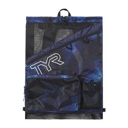 TYR Elite Team - Zaino in rete, taglia unica, colore: blu/verde
