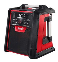 Milwaukee 4933446639 - M18rc-0 radio-cargador de obra resistente a caídas con bluetooth 18v, ver-0
