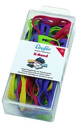 Läufer 69582 Rondella X-band, elastische kruisbanden, elastieken op maat gesorteerd, diameter 50-100 mm, doos van 30 g, elastiek op kleur gesorteerd