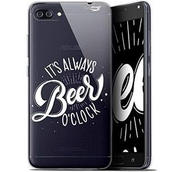 Caseink fodral för ASUS Zenfone 4 Max Plus/Pro ZC554KL (5,5) HD gel [ ny kollektion - mjuk - stötskyddad - tryckt i Frankrike] Its Beer O'Clock