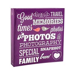 Arpan Album pour 500 photos Violet 15 x 10 cm Carton 34 x 4 x 33 cm