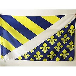 AZ FLAG Bandiera OISE 150x90cm - Bandiera Dipartimento di Francia 90 x 150 cm Foro per Asta