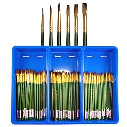 Royal Brush Natural Camel Hair 144 Piece assortimento