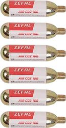 Zefal Co2 Cartridge (Pack of 6) - Gold, 16g