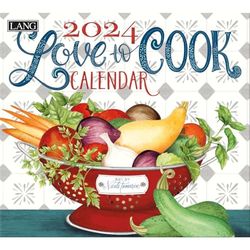 Lang Companies Love to Cook - Calendario de pared de 2024
