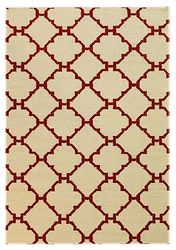 Bakero Kilim 50 Crème/Burgundy 120 x 180 cm
