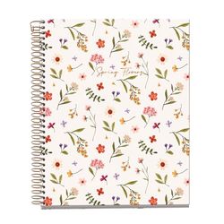 Miquelrius A5-notitieboek, 100 microgeperforeerde vellen, hardcover en doorlopende spiraalbinding, duurzaam papier, 4 gekleurde delen om te organiseren, notitieboek met stippen, mooi schrijfwaren