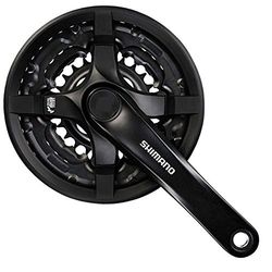 SHIMANO Fc-ty501 Quadrato 6/7/8 Ingressi Guarnitura, unissexo para adultos, preto, 170 mm