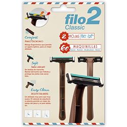 Pack 60 cuchillas de afeitar Filomatic "FILO2"