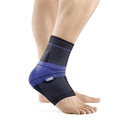 BAUERFEIND - MalleoTrain Active Ankle Bandage, Bandage, Ankle Bandage - 5, Black Straight