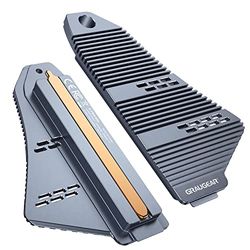 GREYEAR, Heatpipe Heatsink Kit, memory expansion, Heatsink for M.2 NVMe SSD, Length 22110,2280,2260,2242,2230, 4x thermal pads incl., G-PS5HS04