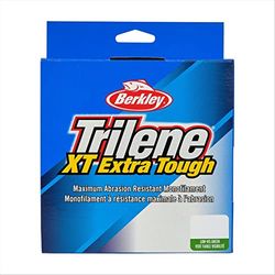 Berkley TRILENE XT Monofilament Service Spool4-pound, Low-Vis Green