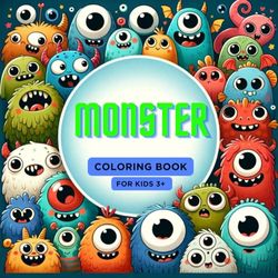 Monster Coloring Book 3+