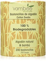 Vamboo Waciki Bawełna Bambu 200 U 100 ml