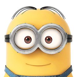 Despicable Me Stampe su Tela Smile 40 x 40 cm, Poliestere, Multicolore