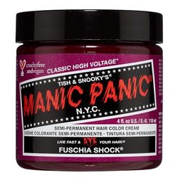 Manic Panic Fuschia Shock Classic Creme, Vegan, Cruelty Free, Pink Semi Permanent Hair Dye 118 ml