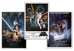 Close Up Star Wars zestaw plakatów filmowych, odcinek IV – VI (61 cm x 91,5 cm)
