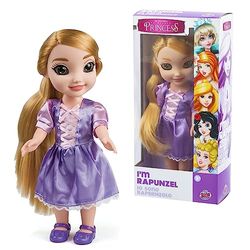 FAIRYTALE PRINCESS, 25 cm docka, med prinsessdräkt och tillbehör, Rapunzel-modell, leksaker för barn från 3 år, FAT002
