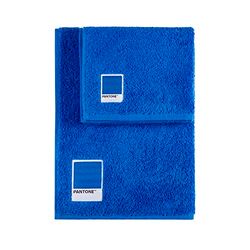 SWEET HOME Pantone 1+1 Guest Towel Set 40 x 50 cm + Face 50 x 100 cm, Oeko Tex Certified, Blue