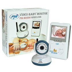 Ecoute-Bébé Babyphone Baby Monitor Bébé Moniteur PNI B2500 Vidéosurveillance + Nocturne Vision + 2" LCD Couleur Ecran Vidéo, camera 320P, communication bidirectionnelle