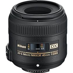 Nikon AF-S DX Micro Nikkor 40 mm f/2.8G Obiettivo, Nero [Versione EU]