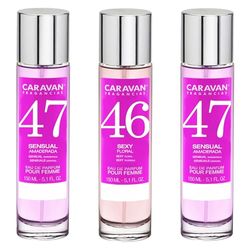 3x Caravan Perfume de Mujer Nº46 (2) Nº47-150ml.