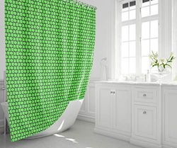 Bonamaison Digitalt tryckt duschdraperi, 1 st 140 x 200 cm – designat och tillverkat i Turkiet