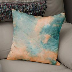 BonaMaison Fundas para Cojínes, Verde petróleo y Blanco Funda de Almohada Elegante y Suave para Sofá Coche Moderna Decoración del Hogar Habitación, 43x43 Cm - Diseñado y Fabricado en Turquía