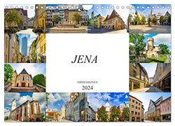 Jena Impressionen (Wandkalender 2024 DIN A4 quer), CALVENDO Monatskalender: Zwölf beeindruckende Bilder der Universitätsstadt Jena