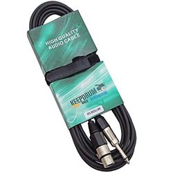 Keepdrum MC003XJ 6m microfoonkabel jack 6,3 mm - XLR female