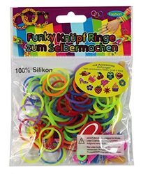 Loops 4301 – Funky knüpfringe, étui Brassard Pendentif Lot de 100
