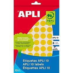 Apli 2742 Étiquettes adhésives Enveloppes manuelles Rouge 19 mm x 5 H x 02742