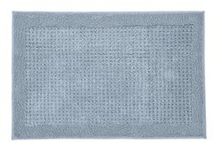 Kleine Wolke Tapis de Bain en Coton, Bleu Acier, 80 x 140 cm