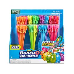 BUNCH O BALLOONS Tropical Party Bunch O (8 stuks), meer dan 250 zelfdichtende waterballonnen, snel te vullen, kleur 56481-S001-ES