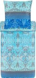 Bassetti ORTIGIA Parure de lit, Coton, Turquoise, 240 x 220 cm