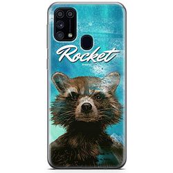 ERT GROUP etui na telefon Samsung M31, case oryginalny i oficjalnie licencjonowany przez Marvel, wzór Rocket 006, optymalnie dopasowane, plecki z TPU