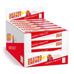 New Dextro Energy Fizzy Sour Berry Glucose Tablet, 47 g, 24 Packs, Energy Tablets, for a Quick Burst of Glucose