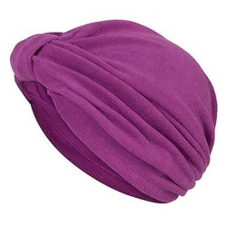 Fashy Dames après- en saunakap van badstof, fuchsia
