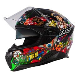 O'NEAL Integralhelm Challenger Crank, Schwarz Multi, S, 0701-0