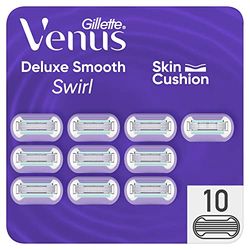 Gillette Venus Deluxe Smooth Swirl Women's Razor Blade Refills, Pack of 6 x20, 5 Durable Blades to Deliver an Extra Smooth Shave That Lasts