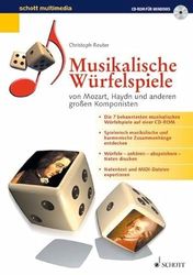 Musikalische Würfelspiele, 1 CD-ROM ... von Mozart, Haydn und anderen großen Komponisten. Für Windows 95/98. Aus Tabellen werden Takt-Kombinationen gewürfelt, die so klingen, als wären sie ganz individuell komponiert [import allemand]