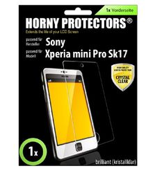 Horny Protectors 8489 Crystal Clear displaybeschermfolie voor Sony Ericsson Xperia mini Pro Sk17