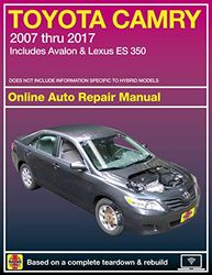 Toyota Camry 07 Thru 17: Avalon and Lexus Es 350