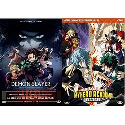 Demon Slayer - The Comp.Series (Ep.1-26) (Box 4 Dv) & My Hero Academia St.3 (Box 4 Dv) (Eps 39-63) (Ltd Edition)